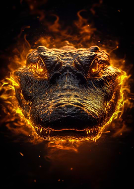 Fiery Alligator