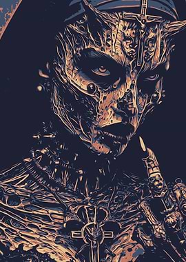 Horror Nun Digital Art