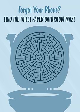 Bathroom Maze Game