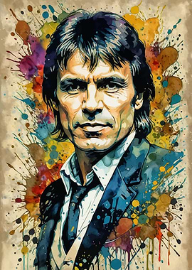 Bruce Dickinson Watercolor