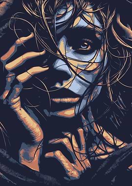 Woman with Long Hair