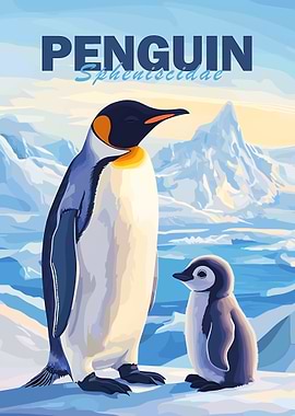 Emperor Penguin Family