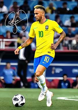 Neymar Jr. Brazil Jersey