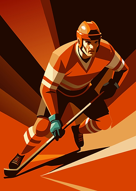 Hockey Player Action