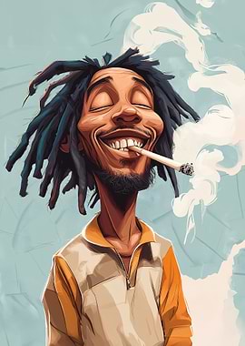 Bob Marley Cartoon