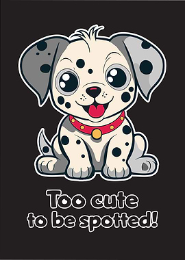 Cute Dalmatian Puppy