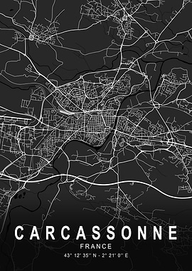 Carcassonne Dark City Map
