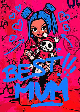 Best Mum Ever - Girlpower