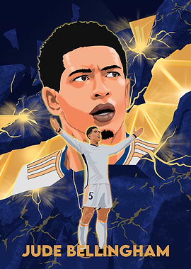 Jude Bellingham Football Poster