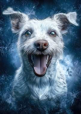 Smiling Jack Russell Terrier