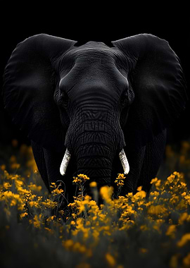 Elephant in Bloom