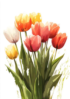 Colorful Tulips