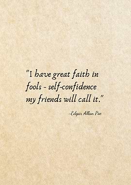 Edgar Allan Poe Quote