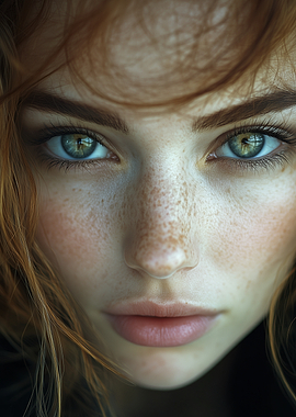 Close-up Portrait of Woman