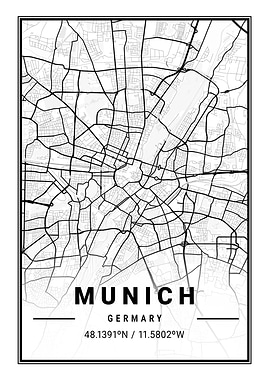 Munich City Map