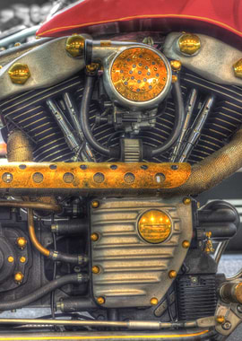 Motorcycle Engine XV