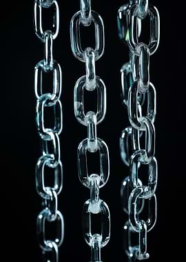 Glass Chain Links