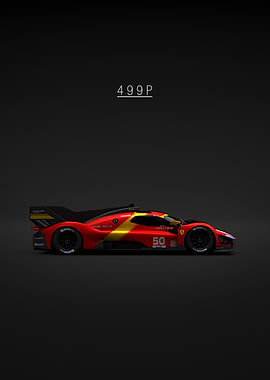 Ferrari 499P Race Car