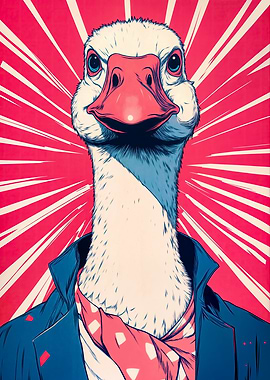 Retro Cool Goose