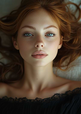 Redhead Woman Portrait