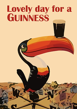 Guinness Toucan Poster