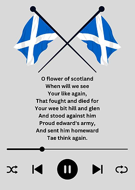 'O flower of Scotland.'