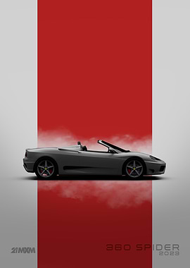 Ferrari 360 Spider Poster