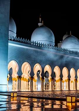 Grand Mosque at Night