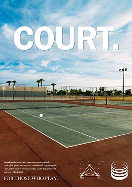 Court Poster Minimalist