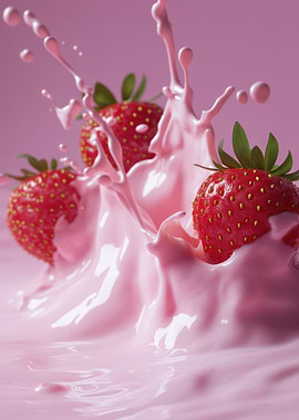 Strawberry Milk Splash