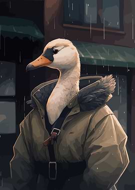 Goose in a Jacket
