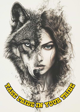 Wolf Woman Portrait