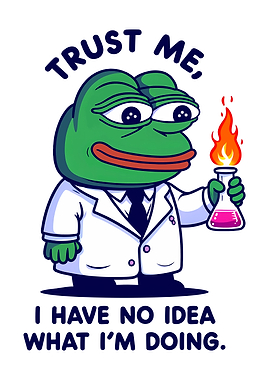 Pepe Meme Trust Me, I Have No Idea...