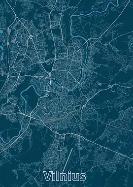 Vilnius City Map