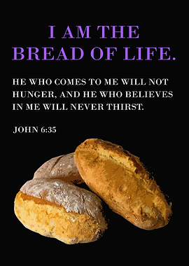 John 6:35 Bible Verse Jesus Christ Christian