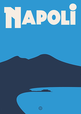 Napoli Cityscape Poster