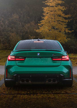 Green BMW M3