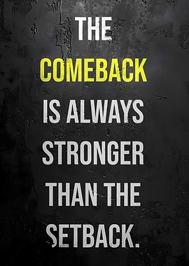 Inspirational Comeback Quote