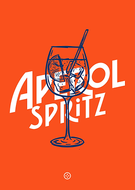 Aperol Spritz Illustration