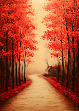Autumn Forest Path