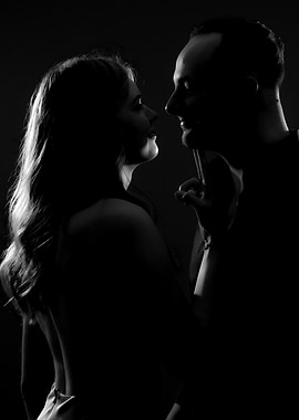 Silhouette Couple Romance