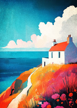 Sussex UK Art Poster