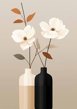 Minimalist Floral Art Print