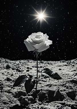 Rose on the Moon
