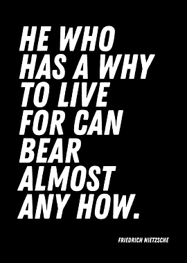 Nietzsche Quote Poster