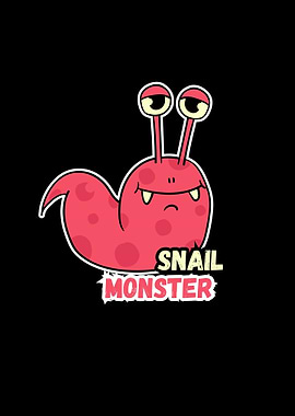 Snail Monster Cartoon