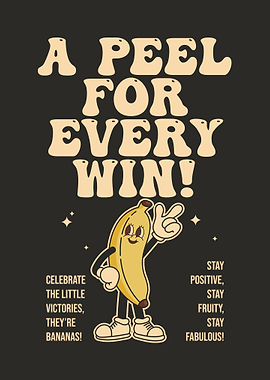 Retro Banana Cartoon