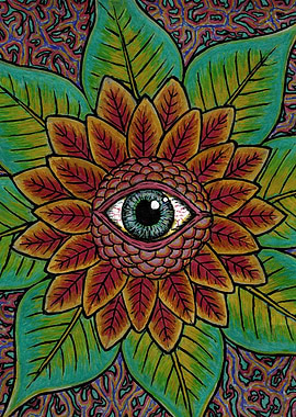 Psychedelia of the Eye Flower
