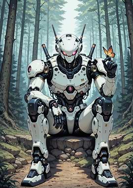 Robot in Forest