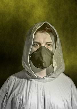 Person in Hazmat Suit